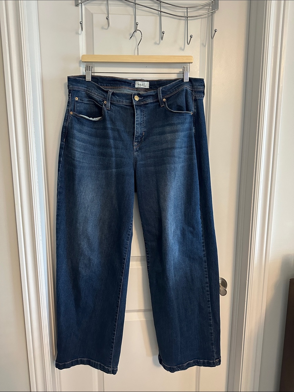 Nicole Miller SoHo High Rise Wide Leg Jeans Size 12